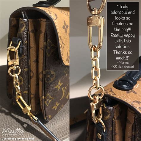 louis vuitton bag strap extender|faux Louis Vuitton crossbody strap.